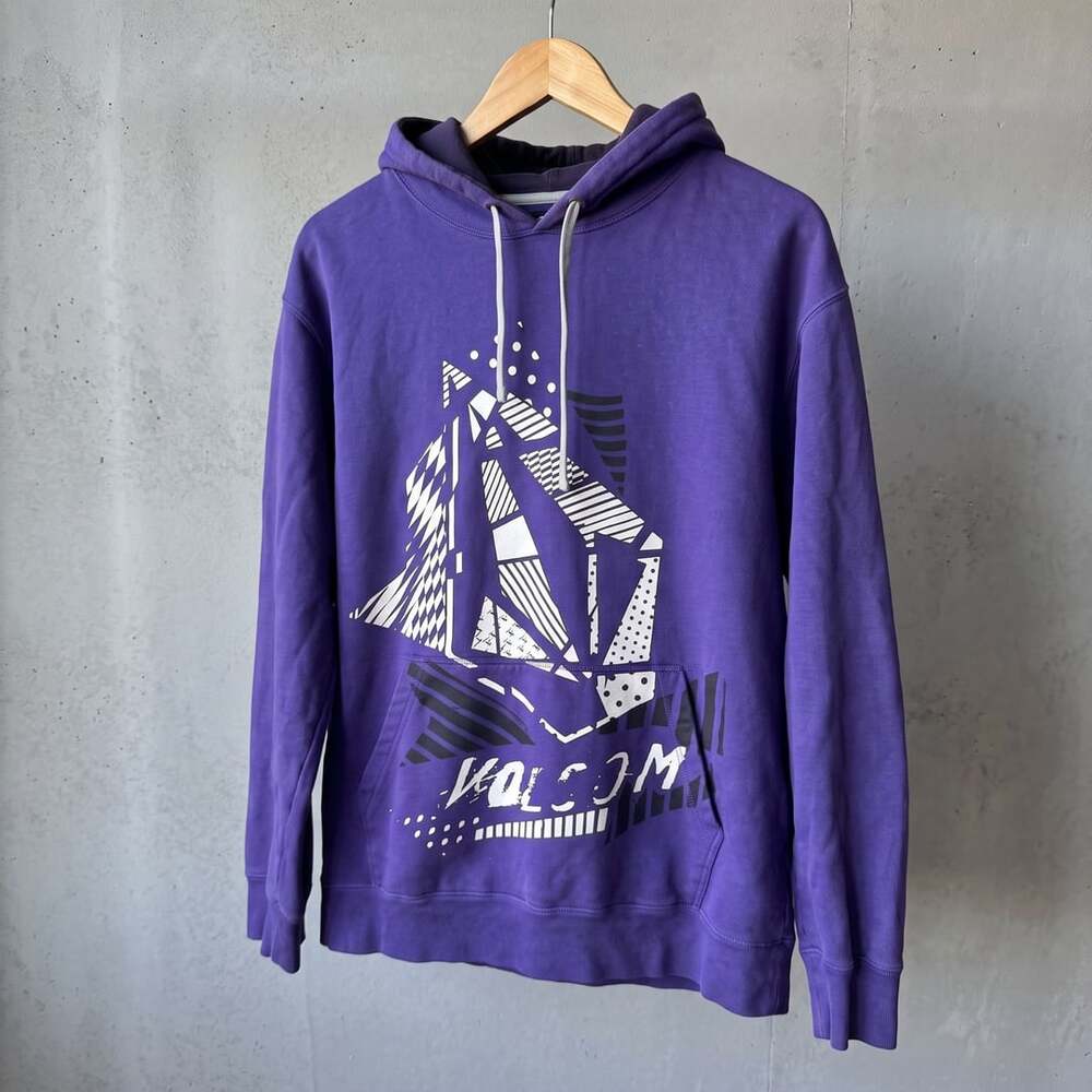 Volcom Graphic Hoodie Purple Pullover Men’s Large